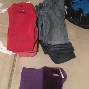 Lot of 8 boy pants